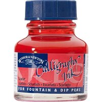 Scarlet Calligraphy Ink van Winsor &amp; Newton 30 ML Kleur 601