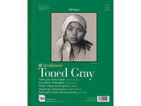 Strathmore 400 Grijsgetint 'Toned Grey' Schetspapier 50 vellen 118 gram 22,9 x 30,5 cm