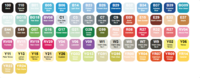 Copic 72 Sketch Markers Selectie A