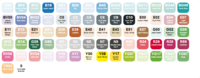 Copic 72 Sketch Markers Selectie B