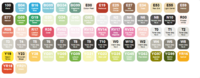 Copic 72 Sketch Markers Selectie C
