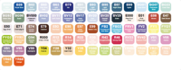 Copic 72 Sketch Markers Selectie D