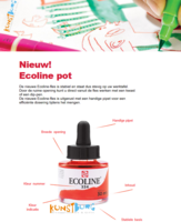 Pastelgroen Ecoline Pipetfles 30 ml van Talens Kleur 666
