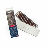 Coloursoft van Derwent Set 6 huidskleur kleurpotloden in metalen etui