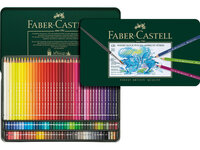 Albrecht D&uuml;rer Metalen etui met 120 Aquarelpotloden Faber-Castell