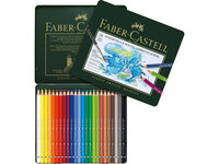 Albrecht D&uuml;rer Metalen etui met 24 Aquarelpotloden Faber-Castell