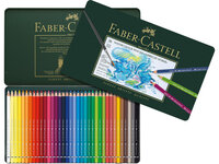 Albrecht D&uuml;rer Metalen etui met 36 Aquarelpotloden Faber-Castell