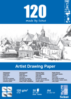 Schut Artist Drawing Paper blok 30 vellen 120 grams A4