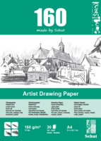 Schut Artist Drawing Paper blok 30 vellen 160 grams A4
