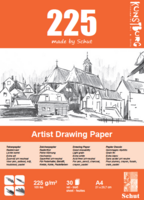 Schut Artist Drawing Paper blok 30 vellen 225 grams A4