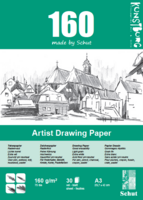 Schut Artist Drawing Paper blok 30 vellen 160 grams A3