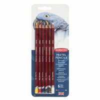 Derwent Pastel Pencils Blister met 6 basiskleuren pastelpotloden