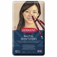 Derwent Pastel Pencils Skintone 12 pastelpotloden set in metalen etui