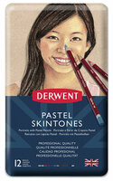 Derwent Pastel Pencils Skintone 12 pastelpotloden set in metalen etui