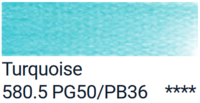 Turquoise van PanPastel Kleur 580.5