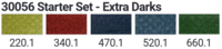 Starter set Extra Darks 5 kleuren van PanPastel