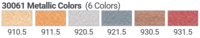 Complete Metalic set 6 kleuren van PanPastel