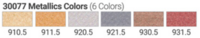Metalic Palette set 6 kleuren en Sofft Tools van PanPastel