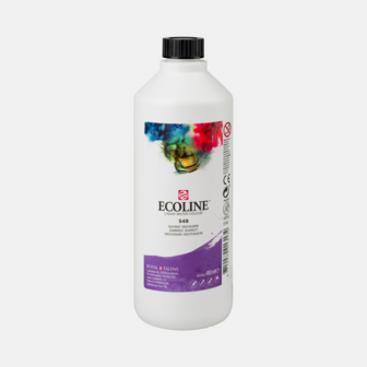 Blauwviolet Ecoline fles 490 ml van Talens Kleur 548