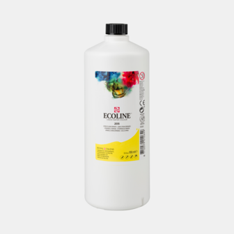 Citroengeel Ecoline fles 990 ml van Talens Kleur 205