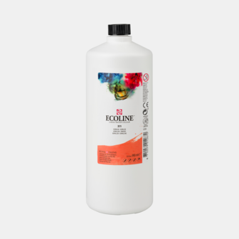 Vermiljoen Ecoline fles 990 ml van Talens Kleur 311