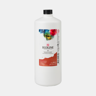 Sienna Gebrand Ecoline fles 990 ml van Talens Kleur 411