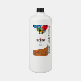 Sepia Ecoline fles 990 ml van Talens Kleur 416