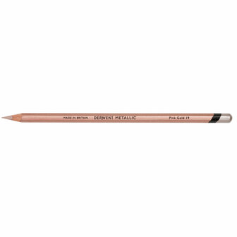 Pink Gold Metallic Potlood van Derwent Kleur 019