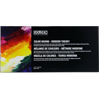 Color Mixing Modern Theory set 8 x 59 ML Golden Heavy Body Acrylverf