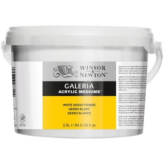 Gesso Primer Wit Galeria van Winsor &amp; Newton 2500 ml nr: 5948