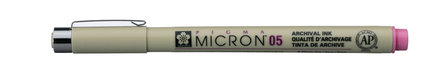 Sakura Pigma Micron 05 0,45 mm Rozenrood