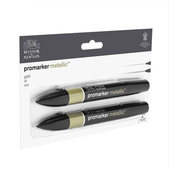 Promarker 2 x Metallic Gold van Winsor &amp; Newton Set 149