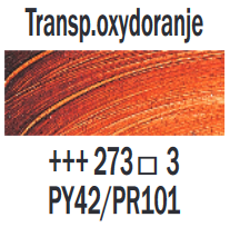 Transparant oxydoranje Rembrandt Olieverf Royal Talens 15 ML (Serie 3) Kleur 273