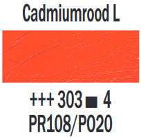 Cadmiumrood licht Rembrandt Olieverf Royal Talens 15 ML (Serie 4) Kleur 303