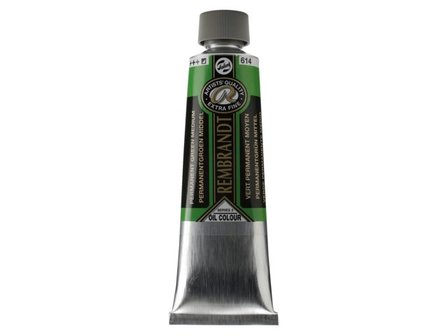 Permanentgroen middel Rembrand Olieverf Royal Talens 150 ML (Serie 3) Kleur 614