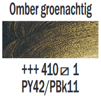 Omber groenachtig Rembrandt Olieverf Royal Talens 40 ML (Serie 1) Kleur 410