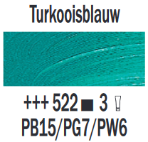 Turkooisblauw Rembrandt Olieverf Royal Talens 40 ML (Serie 3) Kleur 522