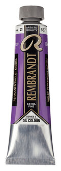 Permanent violet Middel Rembrandt Olieverf Royal Talens 40 ML (Serie 3) Kleur 537