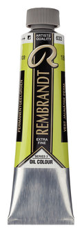 Permanentgeelgroen Rembrandt Olieverf Royal Talens 40 ML (Serie 3) Kleur 633