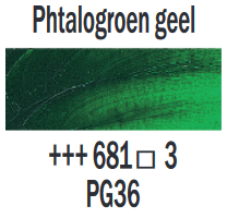 Phtalogroen geel Rembrandt Olieverf Royal Talens 40 ML (Serie 3) Kleur 681