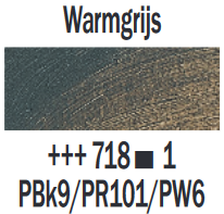 Warmgrijs Rembrandt Olieverf Royal Talens 40 ML (Serie 1) Kleur 718