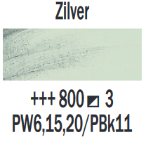 Zilver Rembrandt Olieverf Royal Talens 40 ML (Serie 3) Kleur 800