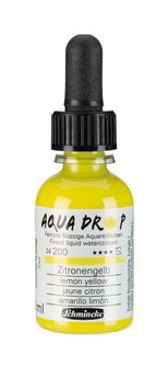 Lemon Yellow Aqua Drop Aquarelverf van Schmincke 30 ml Kleur 200