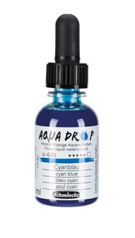 Cyan Blue Aqua Drop Aquarelverf van Schmincke 30 ml Kleur 480