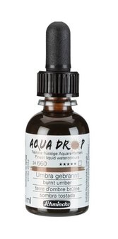 Burnt Umber Aqua Drop Aquarelverf van Schmincke 30 ml Kleur 660