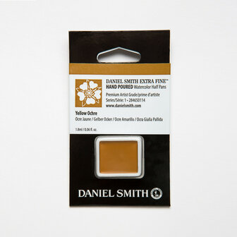 Yellow Ochre (S1) Daniel Smith Half pans Aquarelverf / Watercolour Kleur 114