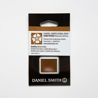 Goethite (Brown Ochre (S1) Daniel Smith Half pans Aquarelverf / Watercolour Kleur 144