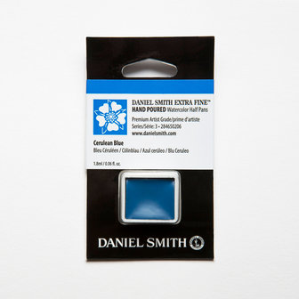 Cerulean Blue (S3) Daniel Smith Half pans Aquarelverf / Watercolour Kleur 206