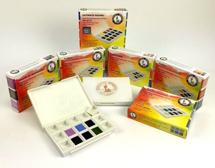 Ultimate Mixing Colors Set Daniel Smith 15 Halve napjes Aquarelverf / half pans Watercolour