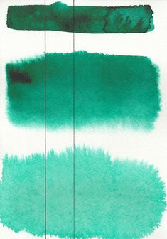Phthalo Green (Blue Shade) Aquarius Heel napje Aquarelverf van Roman Szmal Kleur 104